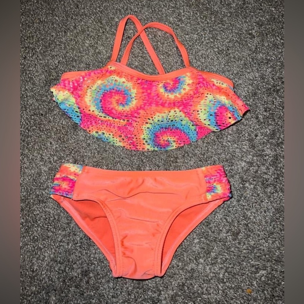 Tie-dye swimsuit